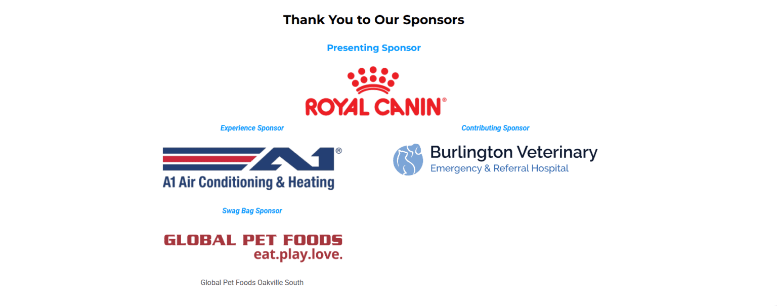 Wiggle Waggle Walk sponsors